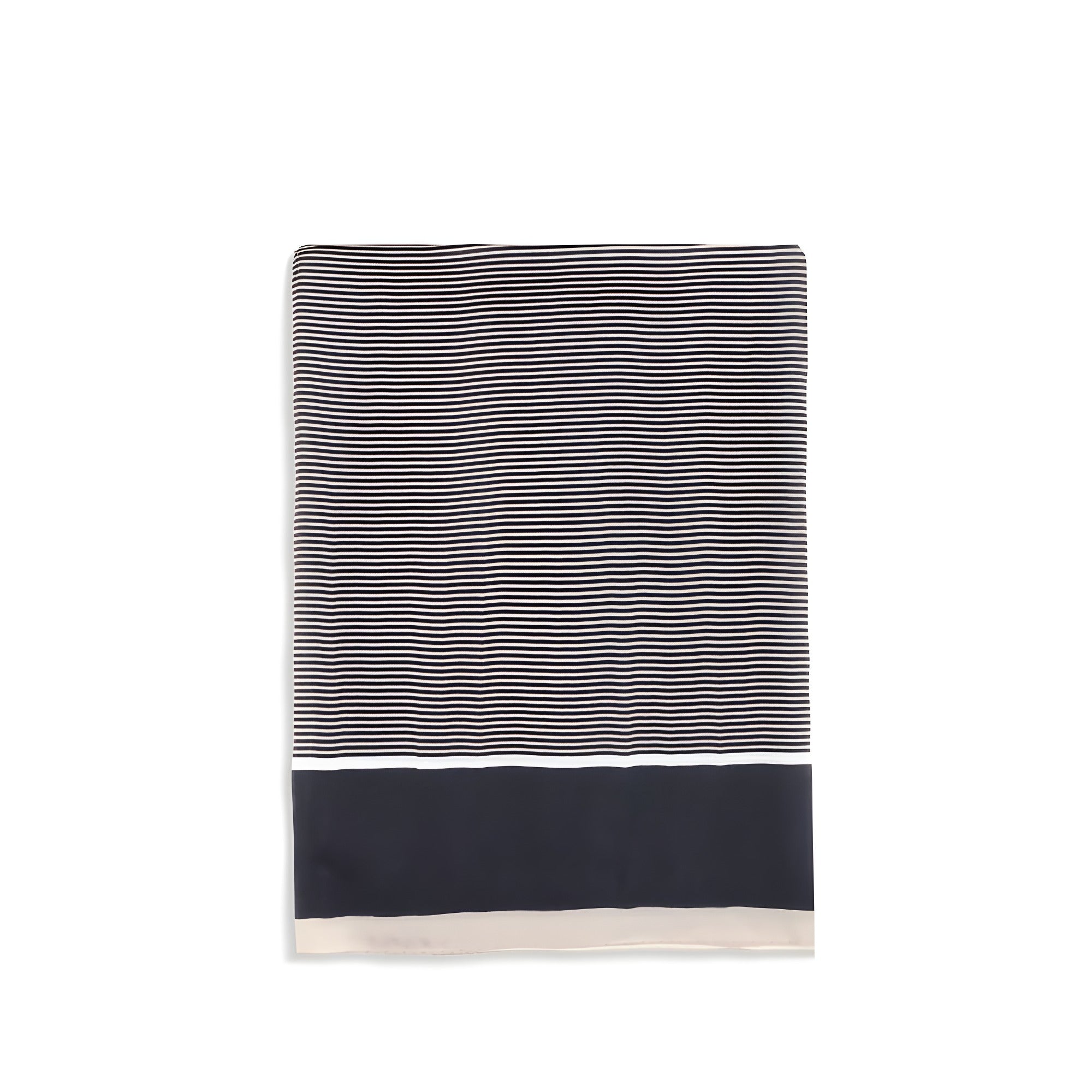 Saint Laurent Blue Silk Scarf