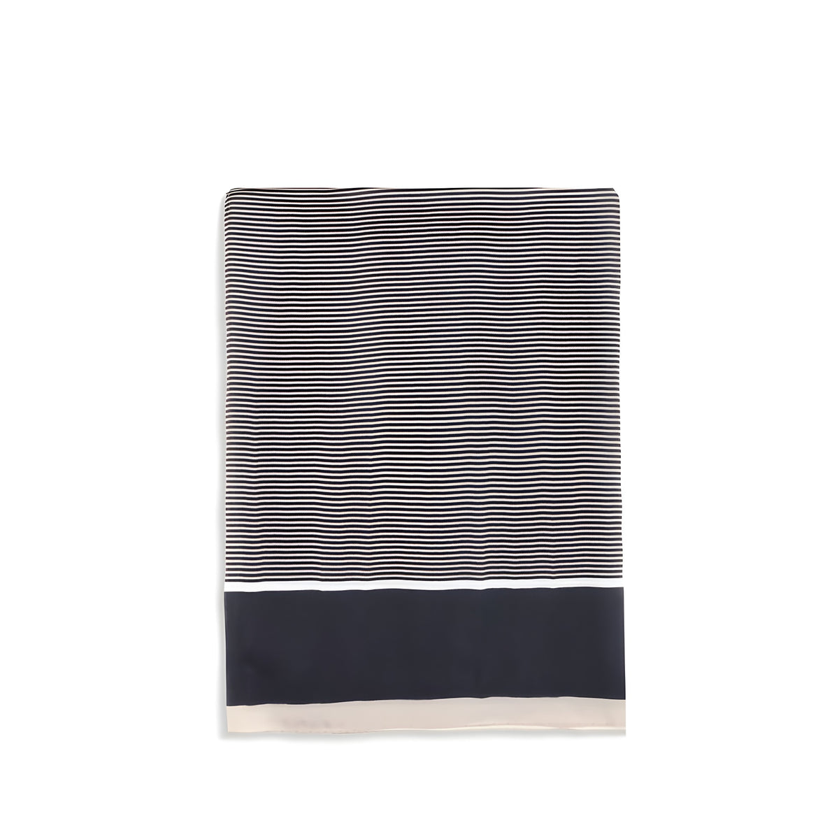 Saint Laurent Blue Silk Scarf