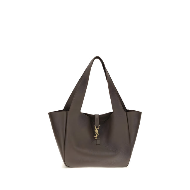 Geantă Saint Laurent maro din piele