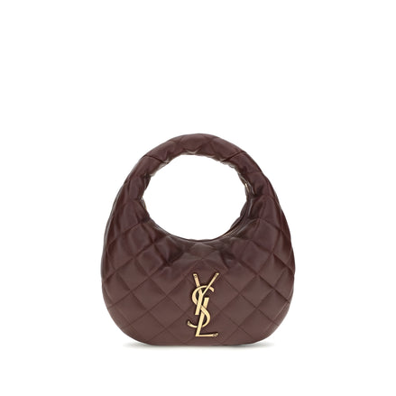 Geantă Saint Laurent maro din piele nappa