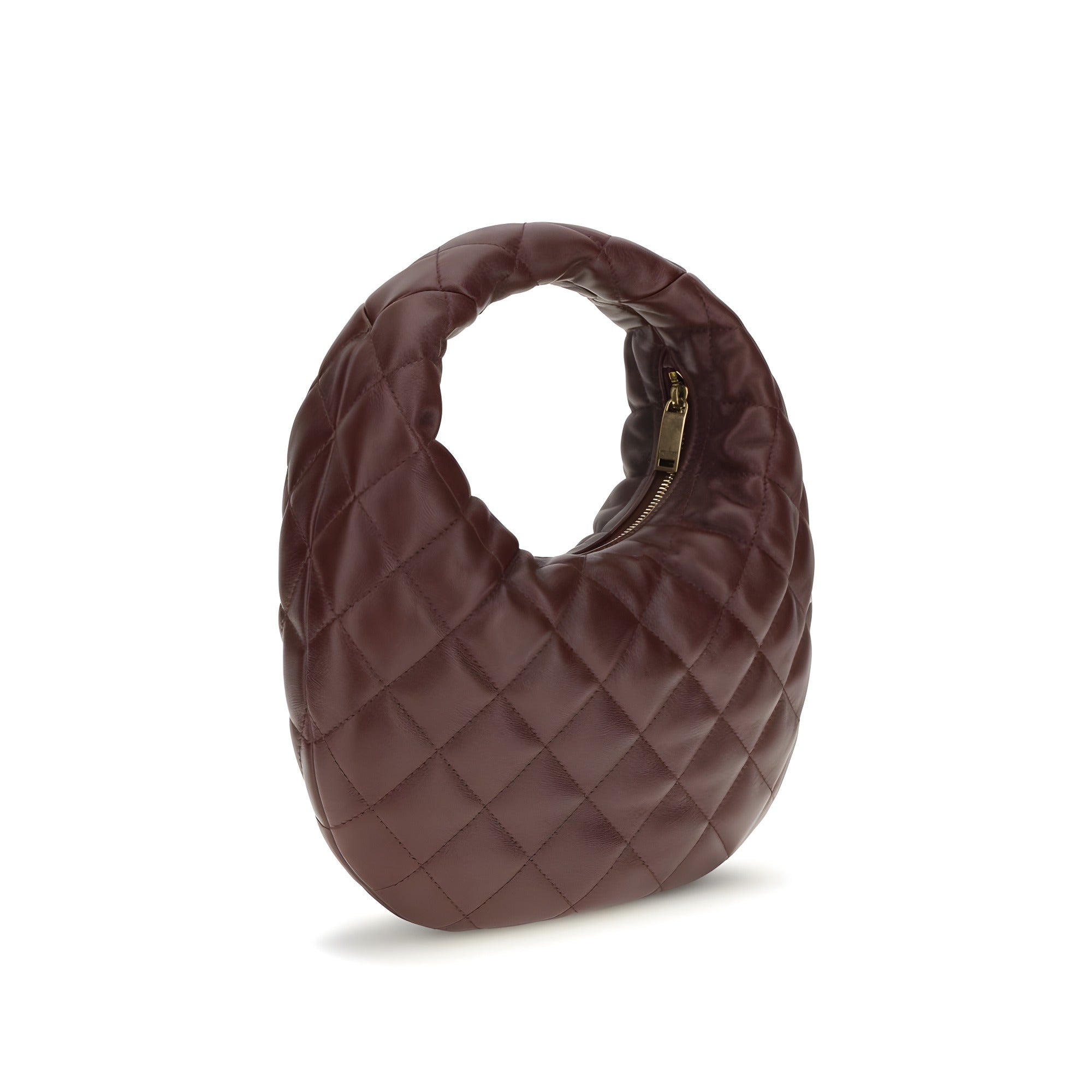 Geantă Saint Laurent maro din piele nappa
