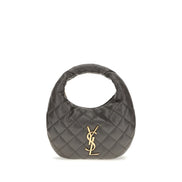 Geantă Saint Laurent gri din piele nappa