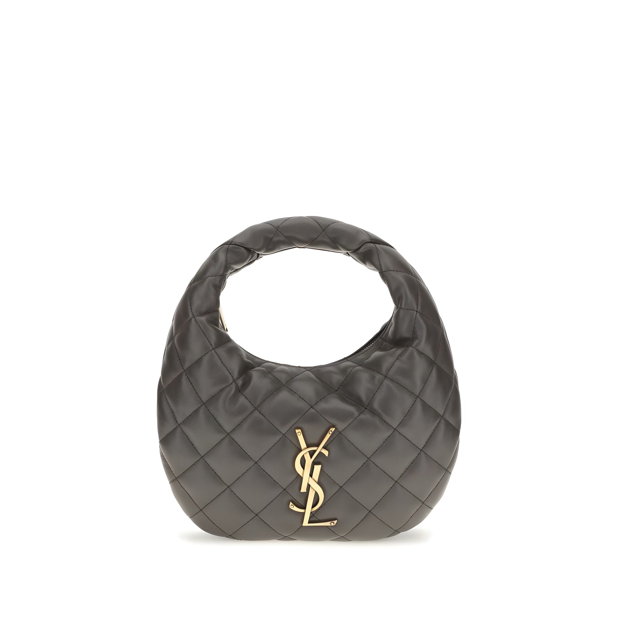 Geantă Saint Laurent gri din piele nappa