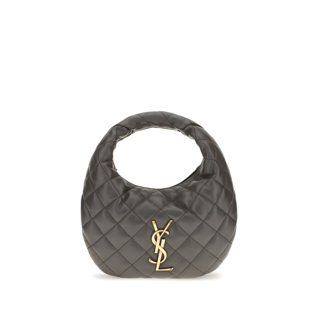 Geantă Saint Laurent gri din piele nappa