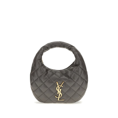 Geantă Saint Laurent gri din piele nappa