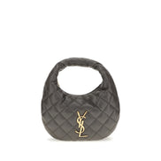 Geantă Saint Laurent gri din piele nappa