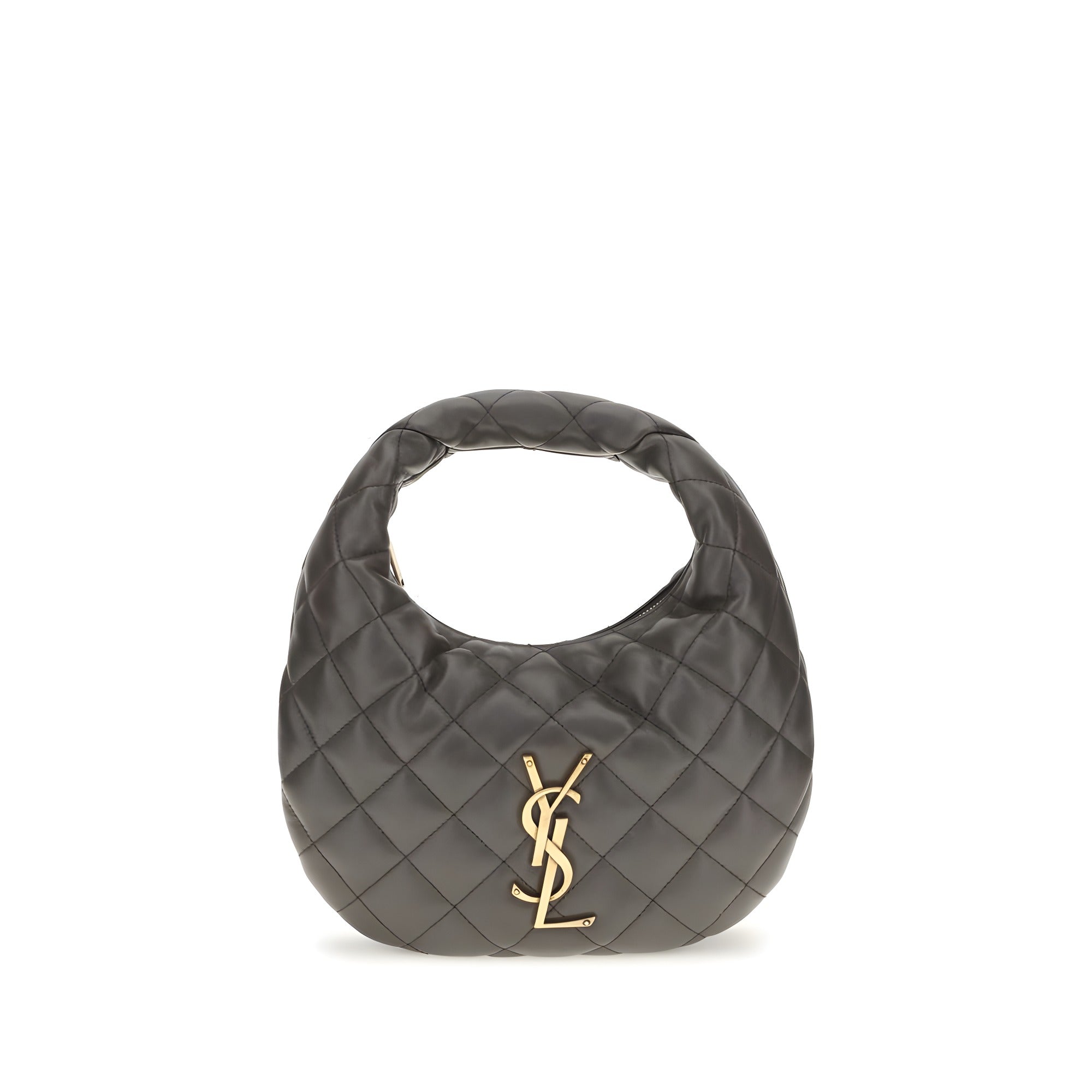 Geantă Saint Laurent gri din piele nappa