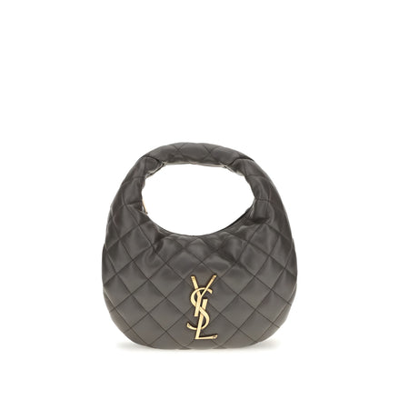 Geantă Saint Laurent gri din piele nappa