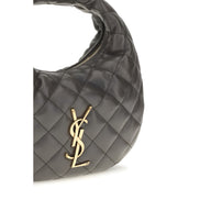 Geantă Saint Laurent gri din piele nappa