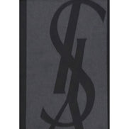 Eșarfă Saint Laurent gri din mătase