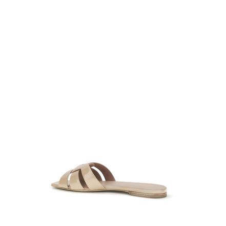 Sandale plate Saint Laurent multicolore
