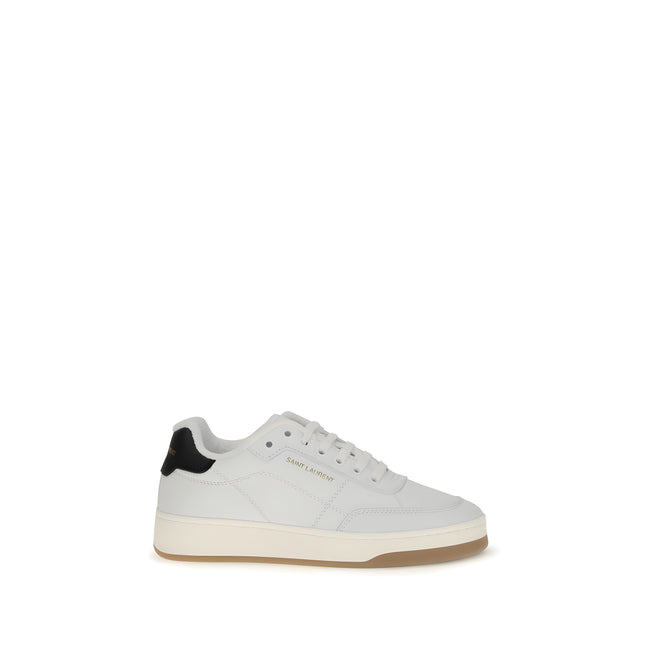 Adidași albi joși Saint Laurent