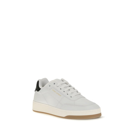 Adidași albi joși Saint Laurent