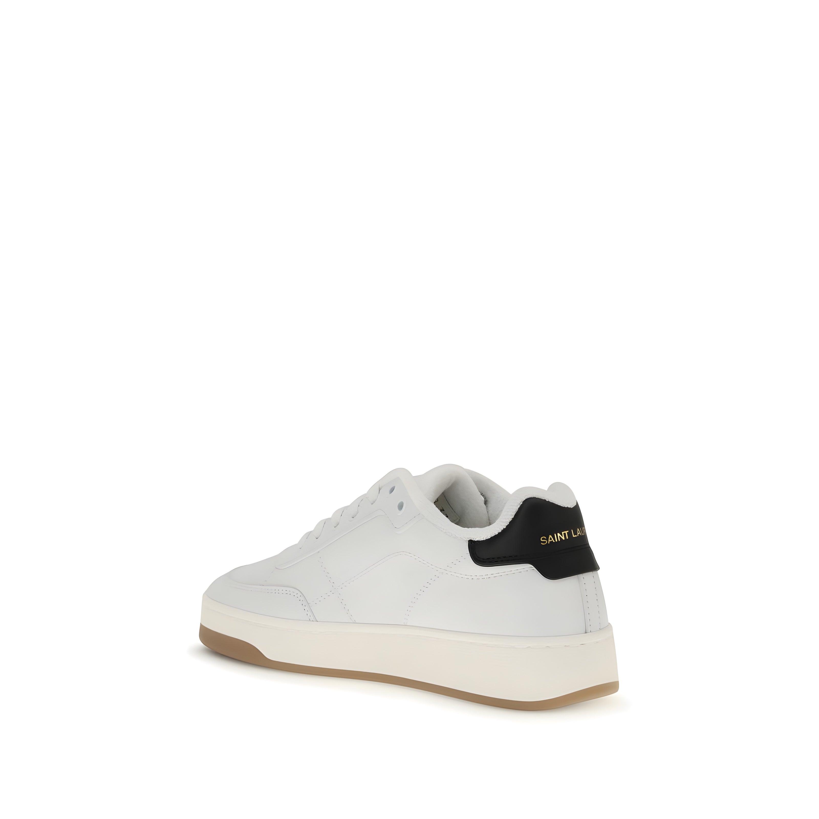 Adidași albi joși Saint Laurent