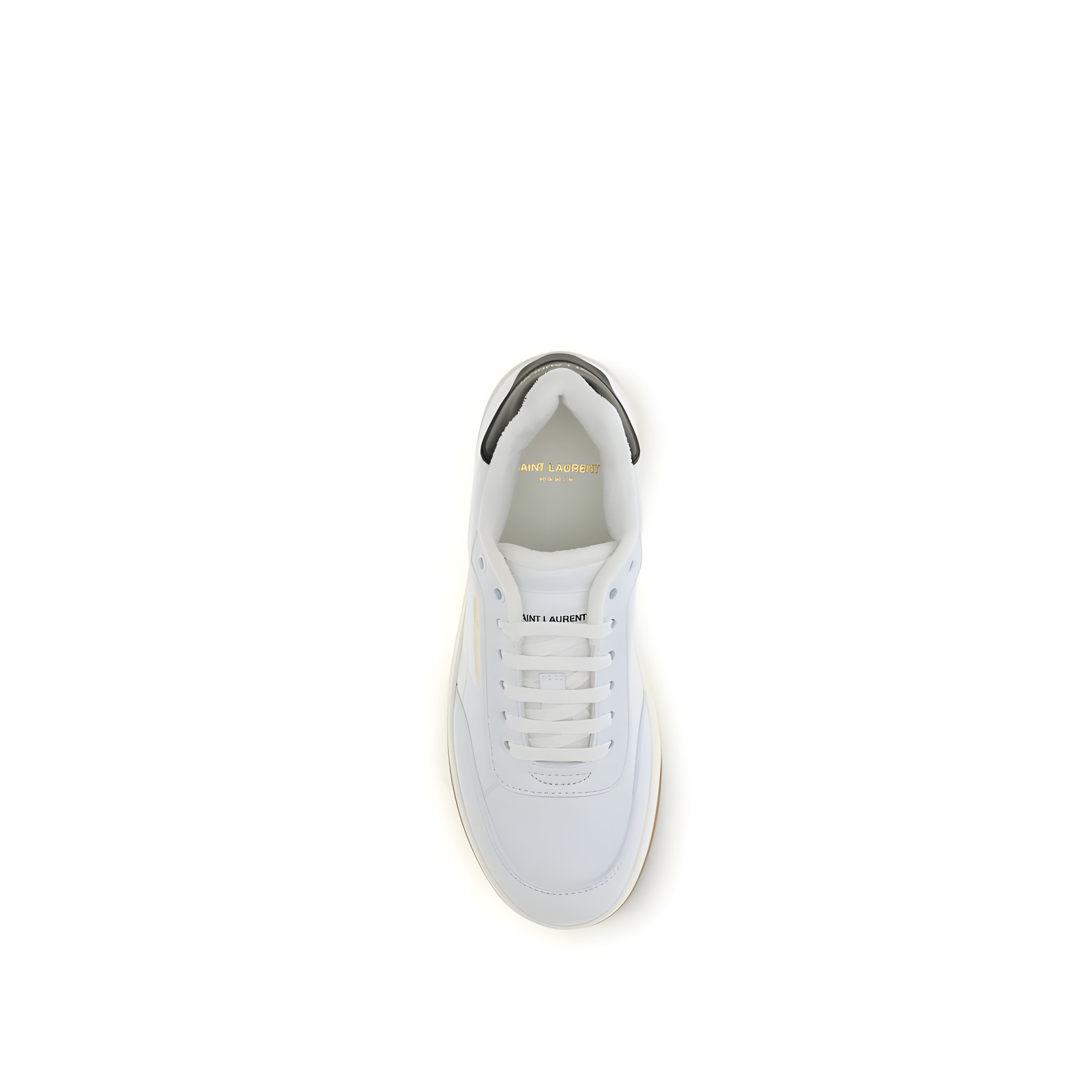 Adidași albi joși Saint Laurent