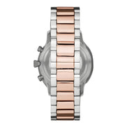 Ceas Cronograf din Oțel Emporio Armani Argintiu și Bronz