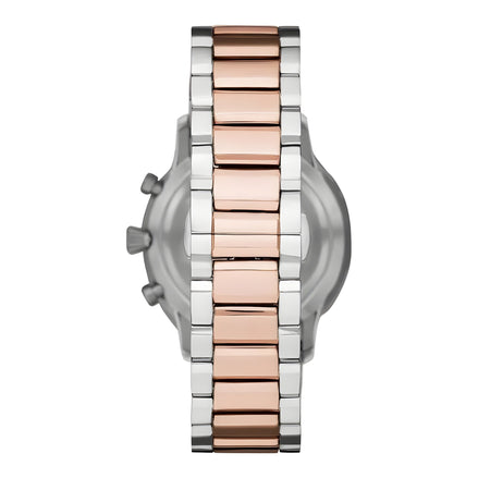 Ceas Cronograf din Oțel Emporio Armani Argintiu și Bronz
