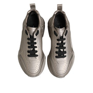 Sneakers Dolce & Gabbana Daymaster argintii din piele