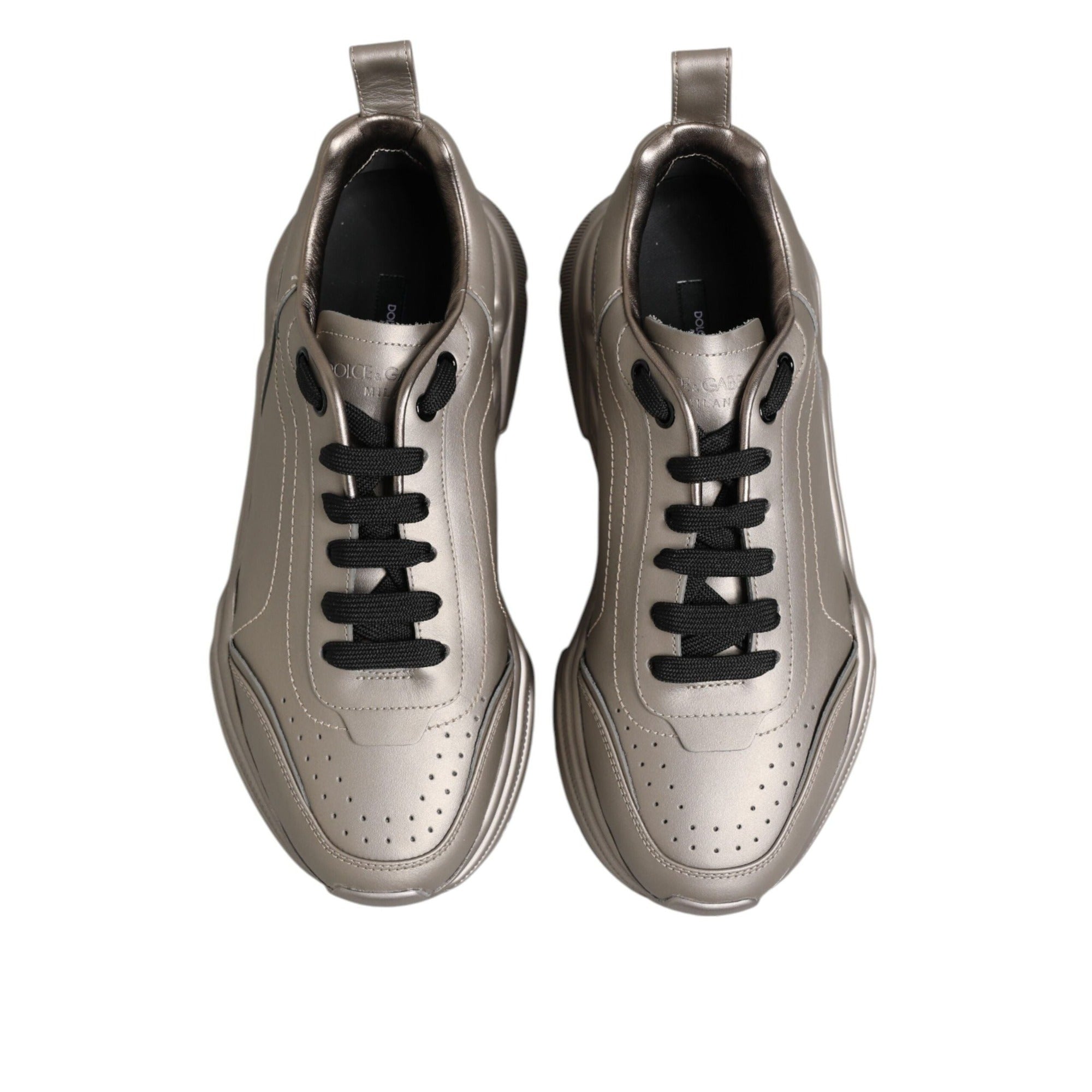 Sneakers Dolce & Gabbana Daymaster argintii din piele