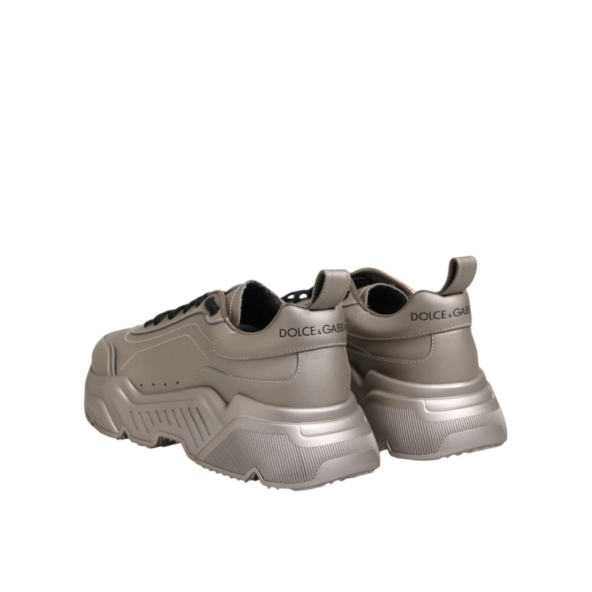 Sneakers Dolce & Gabbana Daymaster argintii din piele