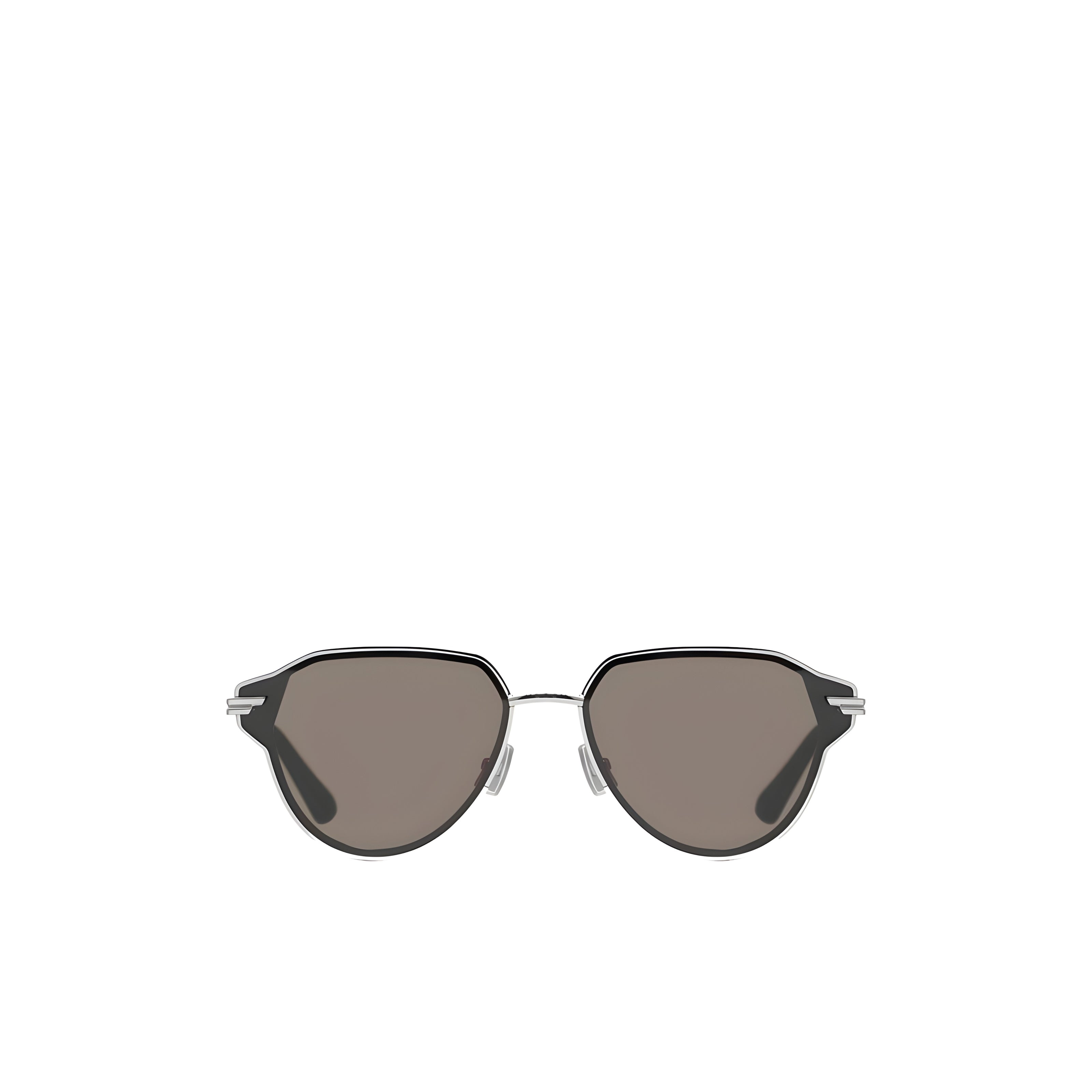 Bottega Veneta Silver Sunglasses