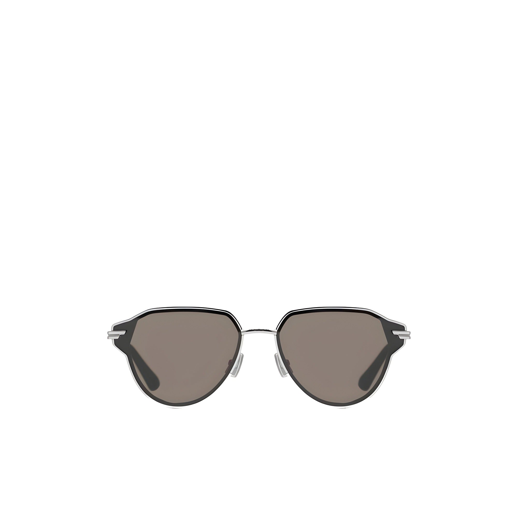 Bottega Veneta Silver Sunglasses