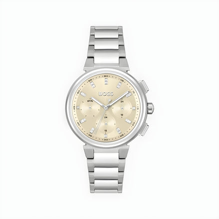 Hugo Boss Silver Stainless Steel Dress Watch
