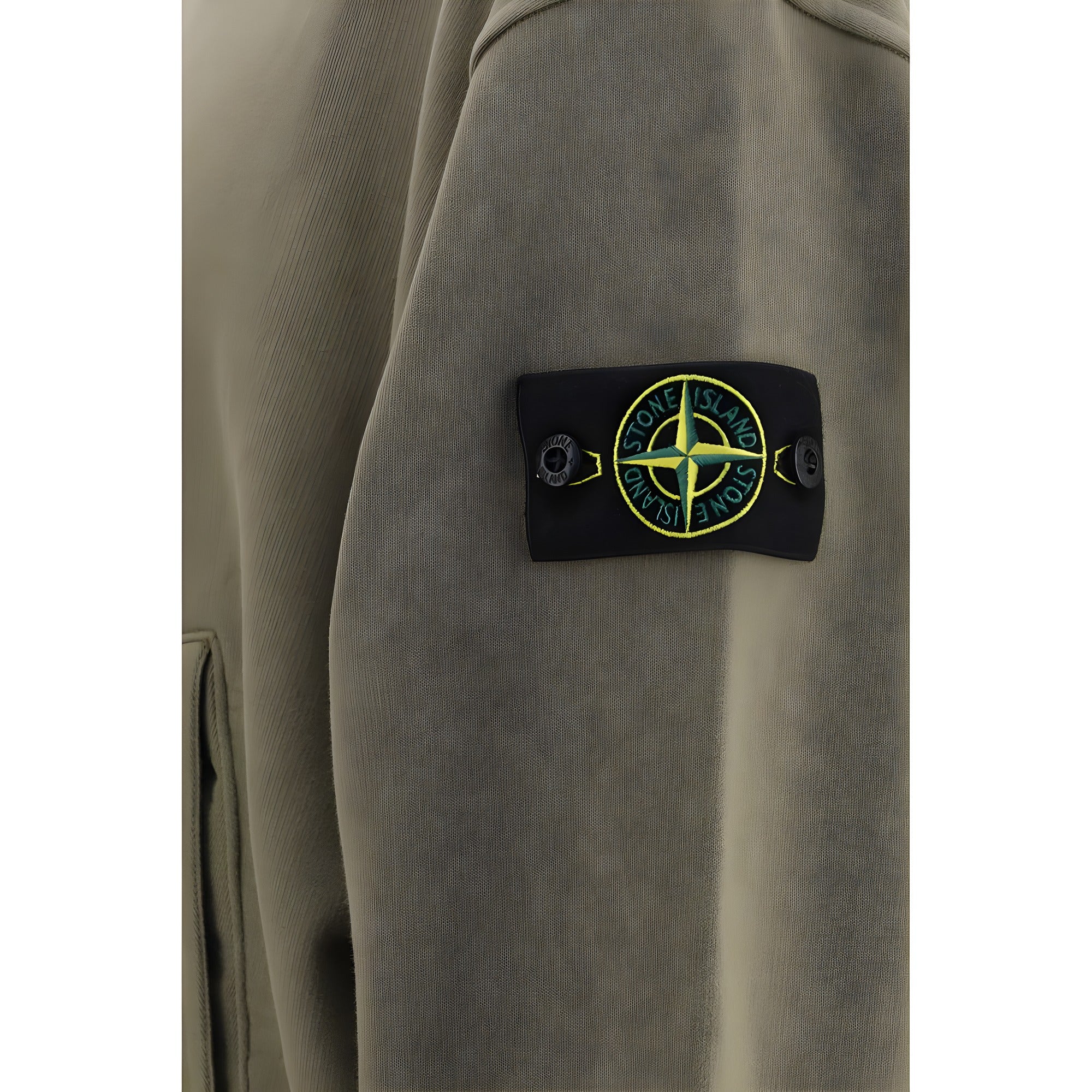 Hanorac Stone Island bicolor din bumbac