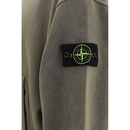 Hanorac Stone Island bicolor din bumbac
