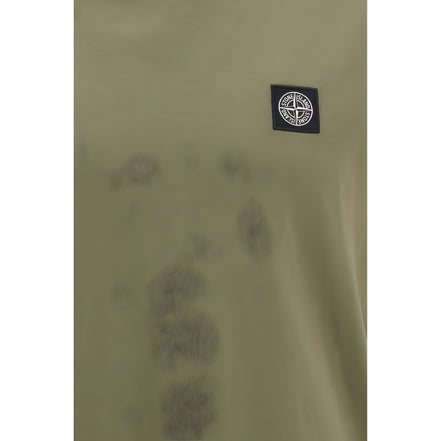 Stone Island Bicolor Cotton T-Shirt