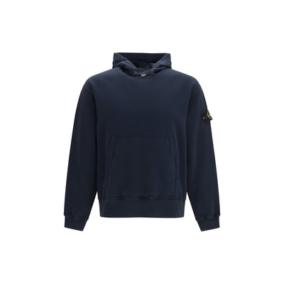 Hanorac Stone Island albastru din bumbac