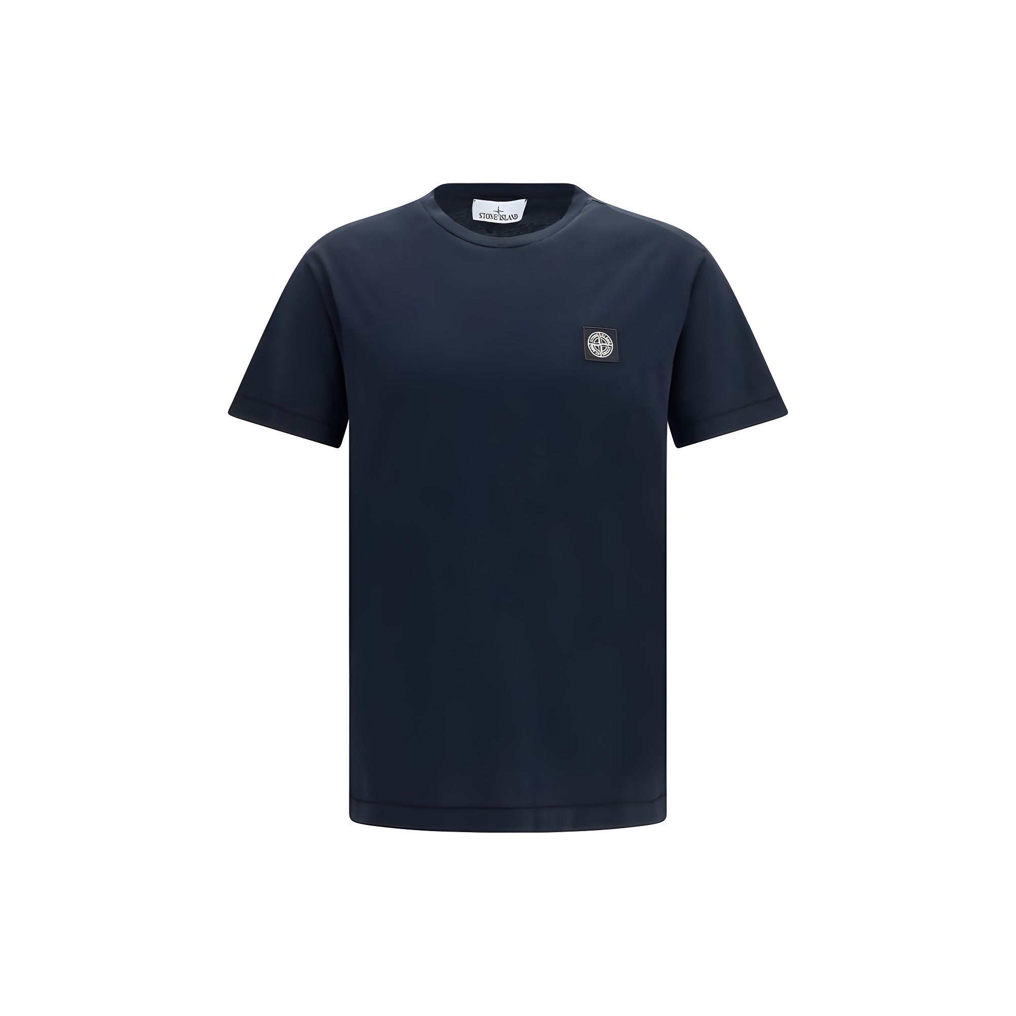 Tricou Stone Island albastru din bumbac