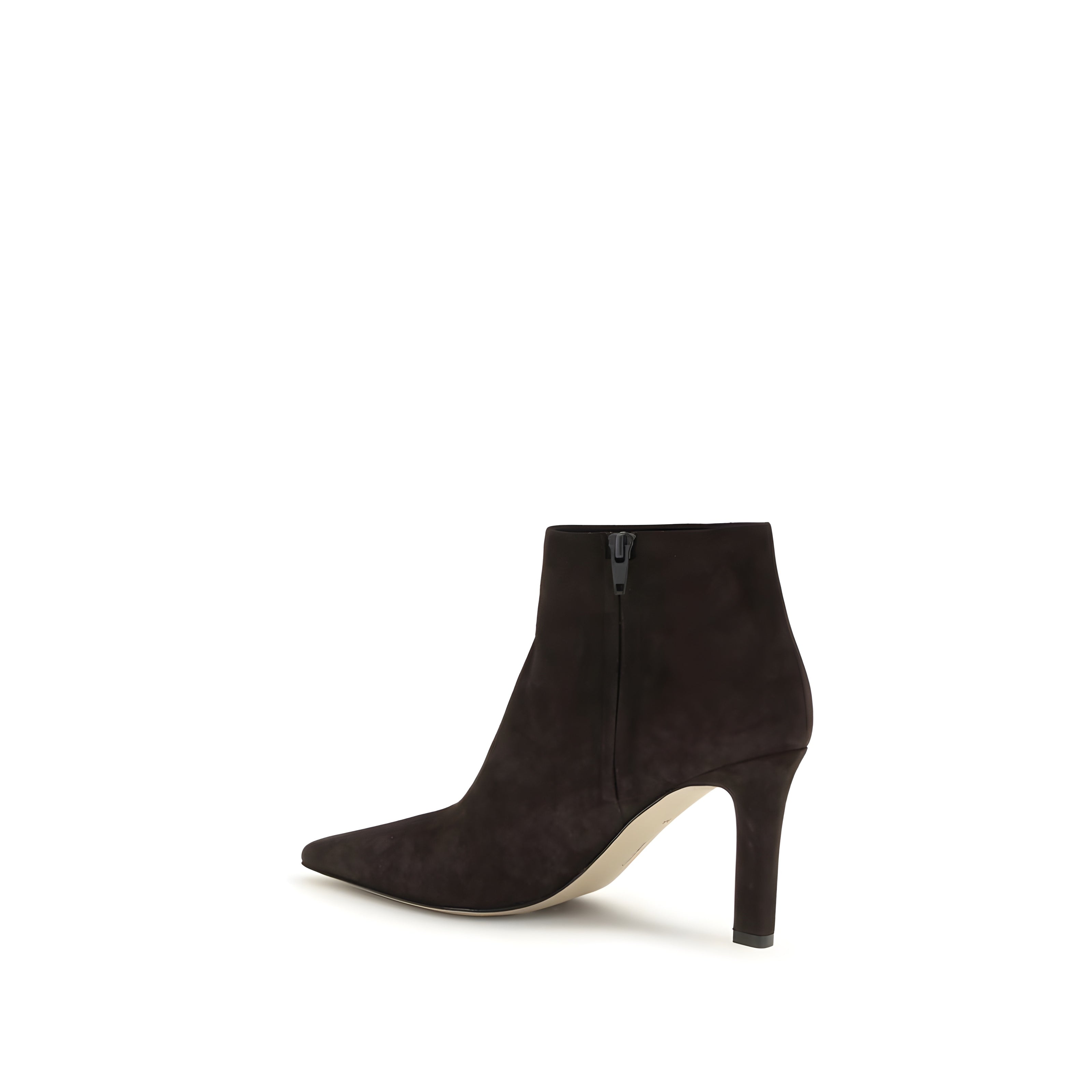The Row Brown Leather Ankle Boots