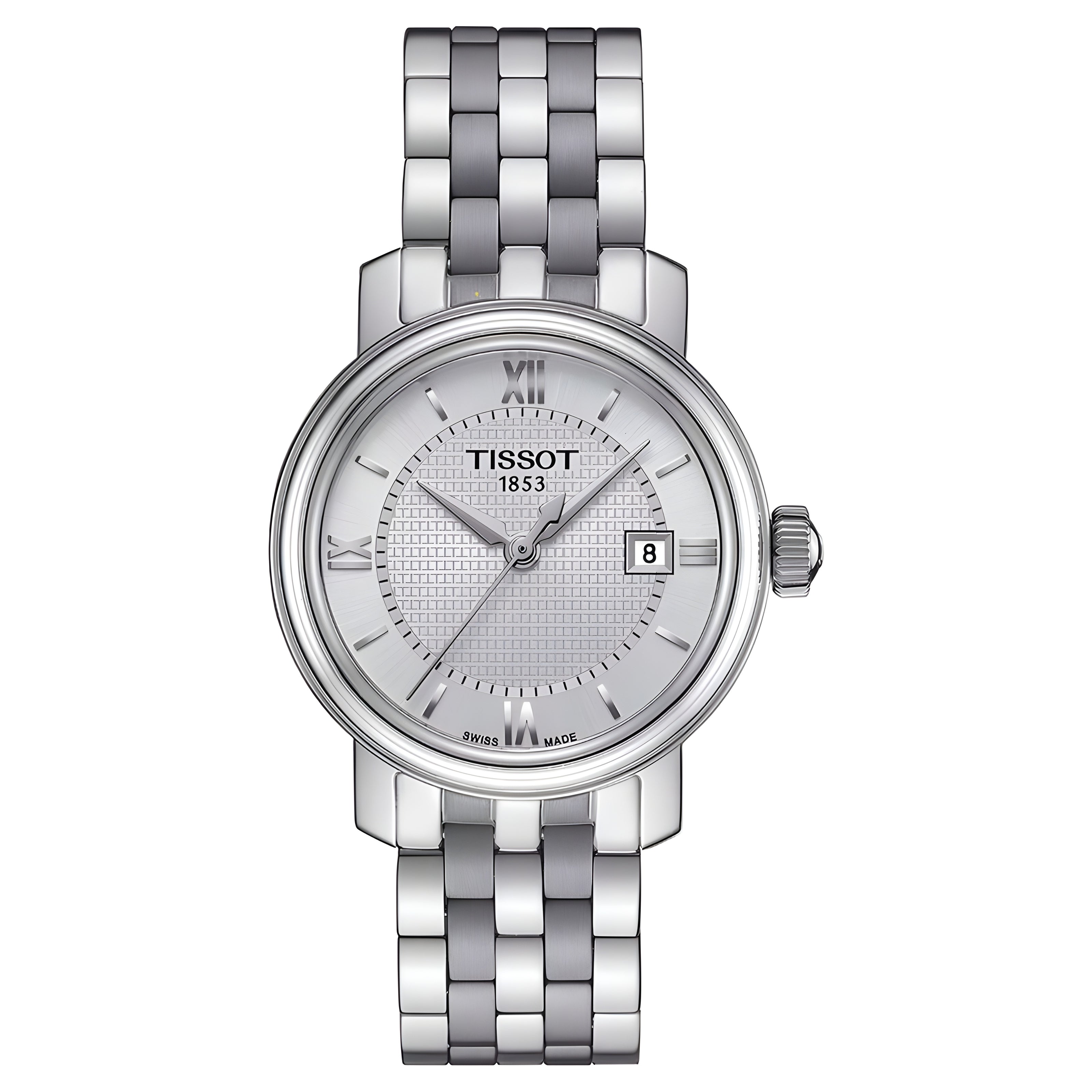 Tissot Grey Stainless Steel Dress Watch