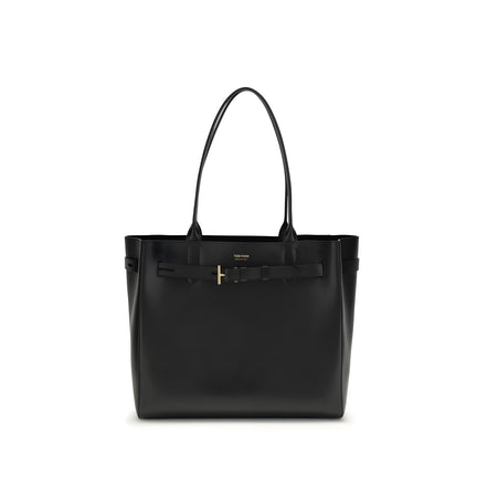 Geantă de umăr Tom Ford neagră din piele