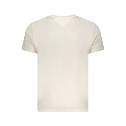 Tricou Tommy Hilfiger bej din bumbac