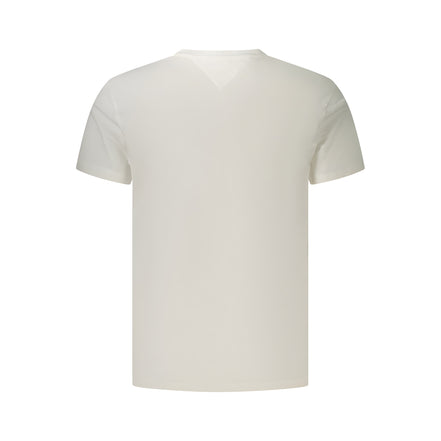 Tricou Tommy Hilfiger alb din bumbac