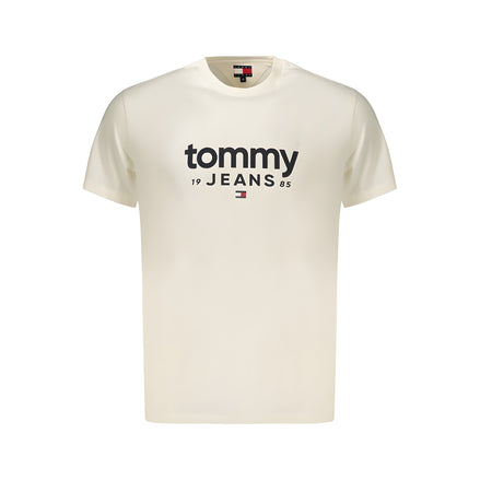 Tricou Tommy Hilfiger alb din bumbac