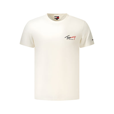 Tricou Tommy Hilfiger alb din bumbac