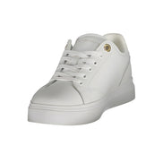 Tommy Hilfiger White Polyurethane Women Sneaker