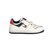 Tommy Hilfiger White Polyurethane Men Sneaker