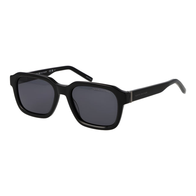 Ochelari de soare Tommy Hilfiger negri din acetat