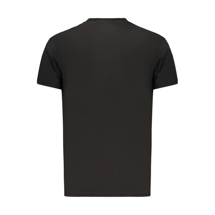 Tricou Tommy Hilfiger negru din bumbac