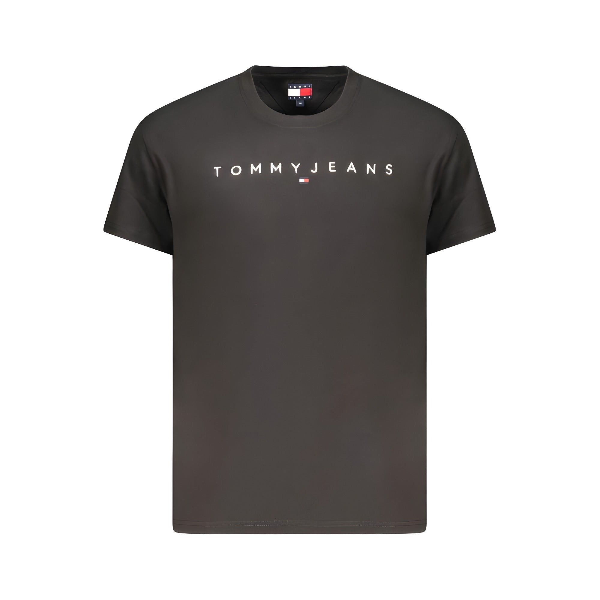 Tricou Tommy Hilfiger negru din bumbac