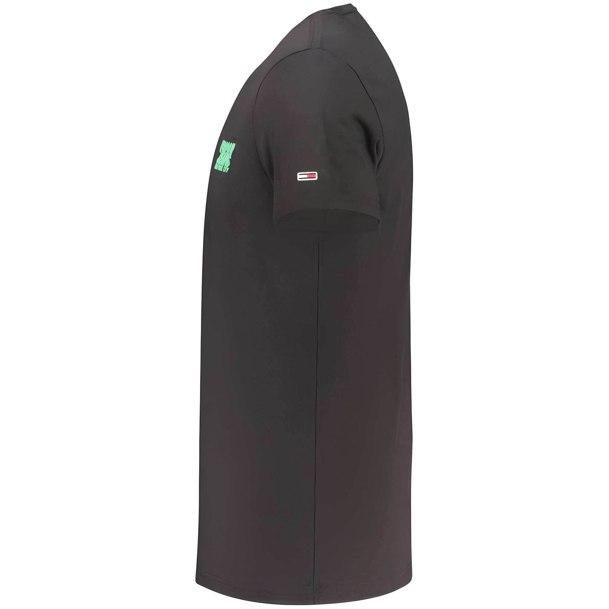 Tricou Tommy Hilfiger negru din bumbac