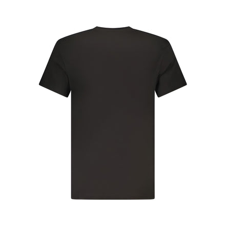 Tricou Tommy Hilfiger negru din bumbac