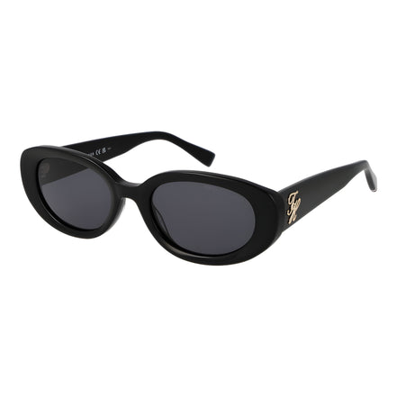 Ochelari de soare Tommy Hilfiger negri din acetat ovali