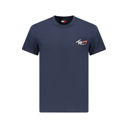Tricou Tommy Hilfiger albastru din bumbac