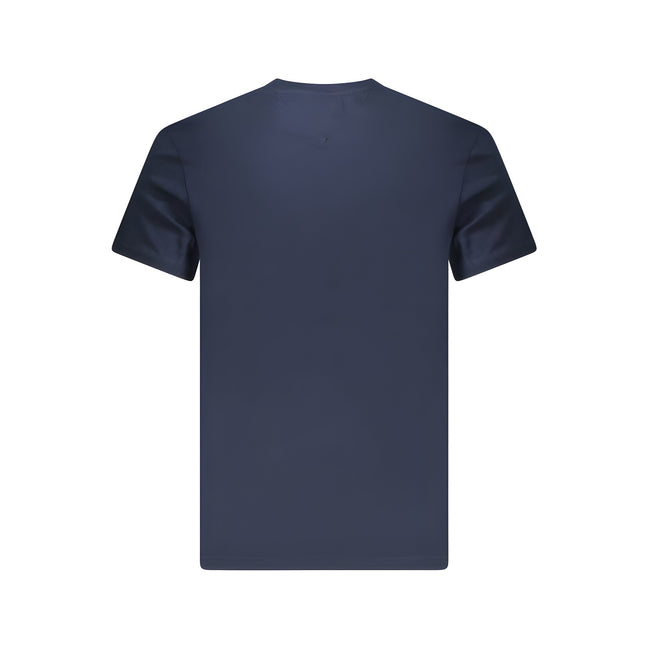 Tricou Tommy Hilfiger albastru din bumbac
