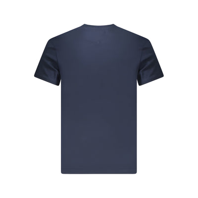Tricou Tommy Hilfiger albastru din bumbac